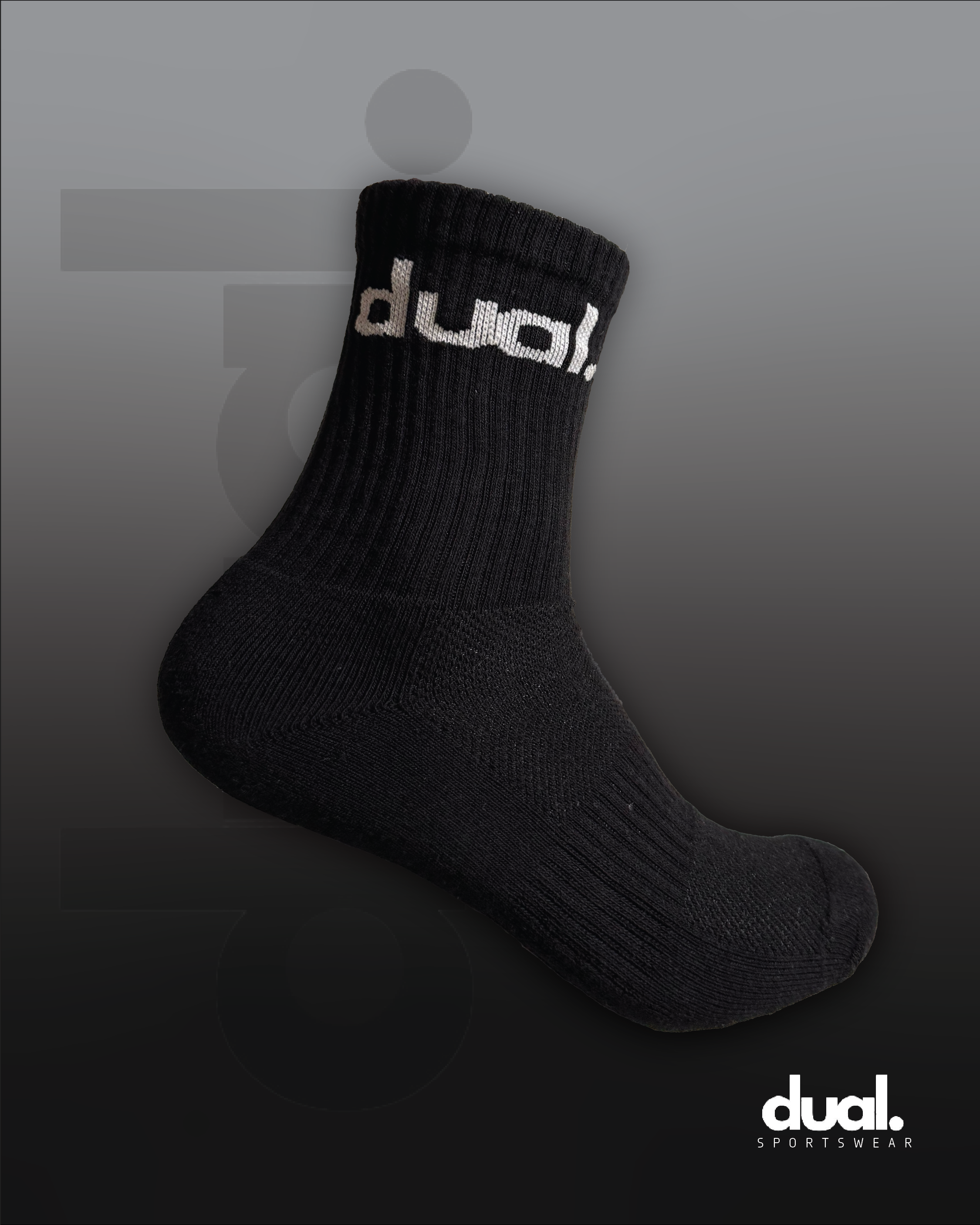 DUAL Performance No Grips - Black